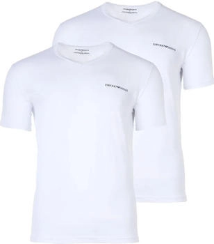 Emporio Armani T-Shirts V-Ausschnitt baumwolle schwarz