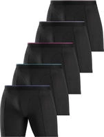 AUTHENTIC LE JOGGER Langer Boxer Packung, 5 Stk. mit zweifarbigem Webbund und