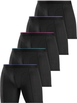 Le Jogger langer boxer 5er-pack schwarz