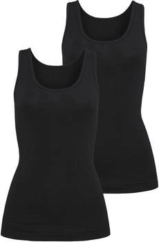 H.I.S Jeans Unterhemd schwarz Baumwolle Elasthan