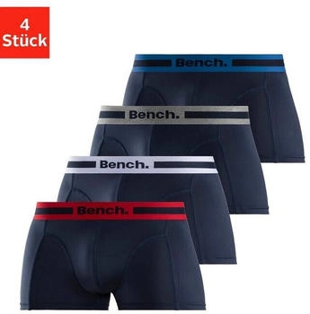 Bench Funktionsboxer 4er-Pack navy rot navy grau-meliert navy blau navy weiß
