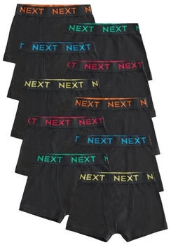 Next Fashion Unterhosen im 10er-Pack schwarz farbiger Bund
