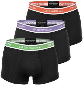 Emporio Armani Trunk Badehose schwarz 3-Pack