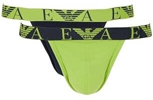 Emporio Armani Bold Monogram 2-Pack Tangah&ouml;schen blau schwarz