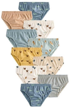 Next Fashion 10er-Pack Unterhosen Safari-Print