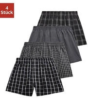 AUTHENTIC LE JOGGER Webboxer Packung, 4 Stk. vier unterschiedliche Dessins