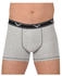 Trigema Boxer Pants Webgummibund grau-melange