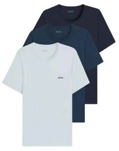Hugo Boss Dreier-Pack T-Shirts aus Baumwolle Style TShirtRN 3P Classic 50532470 Blau