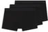 Hugo Boss Eng anliegende Boxershorts aus Stretch-Baumwolle im Dreier-Pack Style Trunk 3P Logo Trio G 50546745 Schwarz
