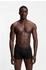 Hugo Boss Eng anliegende Boxershorts aus Stretch-Baumwolle im Dreier-Pack Style Trunk 3P Logo Trio G 50546745 Schwarz