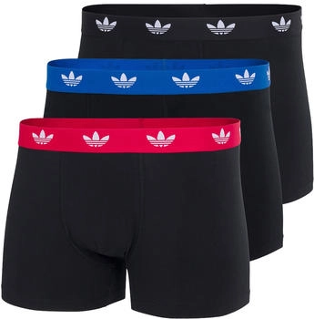 Adidas Comfort Flex Cotton Boxershorts 3er-Pack Unterwäsche Black (JL3378)