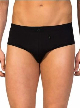 Zd Zero Defects ägyptische Baumwolle Mini-Slip schwarz