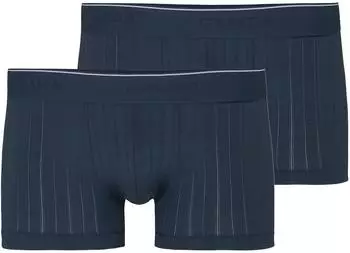 Calida Boxer Herren Boxershort 2er Pack baumwolle dunkelblau