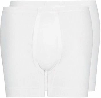 Huber Pant kurz Eingriff 2er Pack Hipster weiß 0500