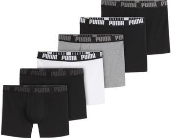 Puma Boxershorts 'Everyday' hellgrau schwarz wei&szlig; 24956487