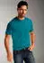 H.I.S Jeans T-Shirt 3er-Pack aus Baumwolle dunkelpetrol dunkelgrau petrol