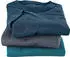 H.I.S Jeans T-Shirt 3er-Pack aus Baumwolle dunkelpetrol dunkelgrau petrol