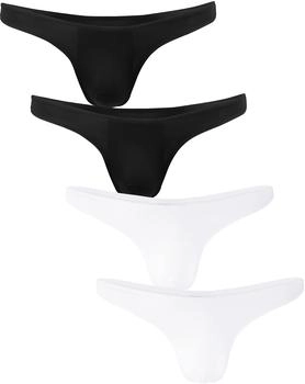 Fabio Farini String M&auml;nner Unterhosen schwarz wei&szlig;