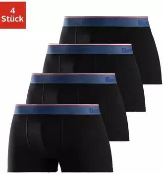 Bench Boxer Boxershorts 4er-Pack schwarz