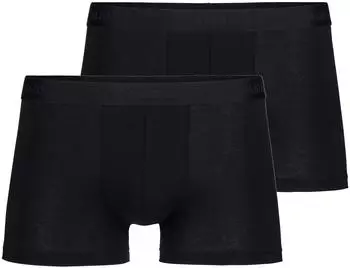 Calida Boxershorts 2er Pack Evolution Softbund schwarz