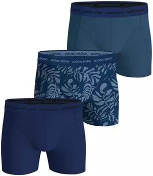 Björn Borg Boxer 3er Pack blau schwarz