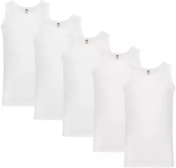 Fruit of the Loom Tanktop Packung 2-tlg wei&szlig; dunkelblau