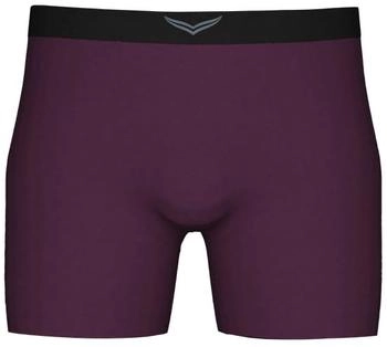 Trigema Boxer Pants praktischem Gummibund aubergine