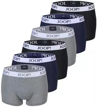 Joop! Boxer Unterhose Everyday Organic Cotton-Stretch Webbund 6er Pack