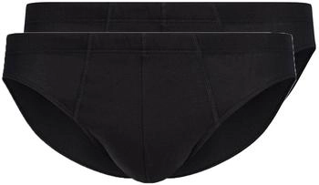 Huber Brasil Slip 2er Pack hautnah Cotton Pack 112532 schwarz