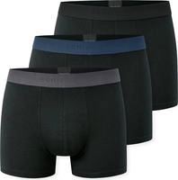 Schiesser Boxershorts "95/5 Multipacks" 3er Pack, ohne Eingriff, Logobund, kurzes