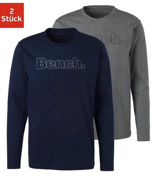 Bench Shirt 2-pack (112242) navy/graumeliert