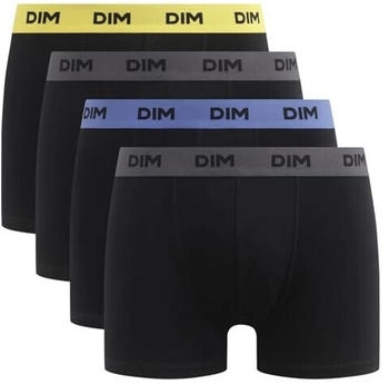 Dim Mix and Colors x3 Boxer schwarz gürtel gelb/blau/grau