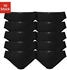 H.I.S Jeans 10-Pack Minislip Unifarben schwarz