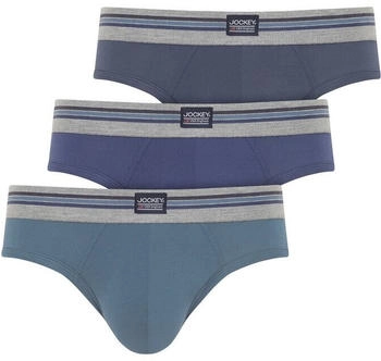 Jockey Slip 3er-Pack Materialmix (17302483) blau