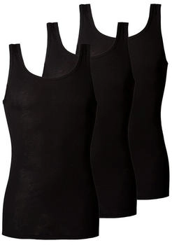 Haasis Bodywear PIMA Unterhemd schwarz