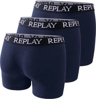 REPLAY Basic Cuff Logo Herren Boxershorts 3er-Pack I101102-N188 141791848-141791836