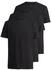 OLYMP 3er-Pack Unterhemden Modern Fit schwarz