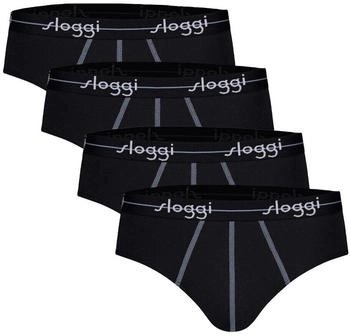 Sloggi Slip rauchblau/schwarz/weiß