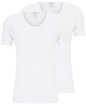 JBS Rundhals-Shirt 4er-Pack weiß
