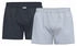 Seidensticker Web Boxer Shorts 4-Pack navy-zen blue stripe
