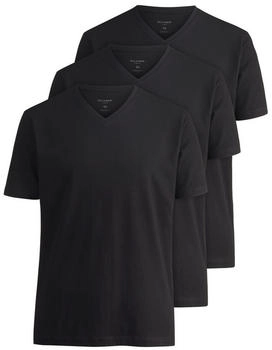 OLYMP 3er-Pack Unterhemden T-Shirt modern fit (79610024) schwarz