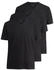 OLYMP 3er-Pack Unterhemden T-Shirt modern fit (79610024) schwarz