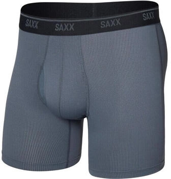 Saxx Quest Quick-Dry Mesh Brief Fly Boxer (SXBB65F-TUB) grau
