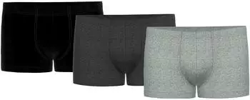 Seidensticker Retro Short Bodywear 3er-Pack (51003) schwarz/anthrazit/grau