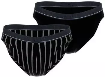 Bugatti Slip (50191) schwarz/gestreift