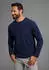 Man's World Langarmshirt unifarben aus Baumwolle im 3er-Pack