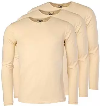 Young & Rich Longsleeve Basic Slimfit (2002) beige
