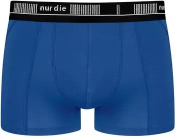 Nur Die Cotton Active Long Shorts blau