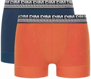 Dim Stay and Fit 3D Flex Boxer blau klein/orange perlmutt