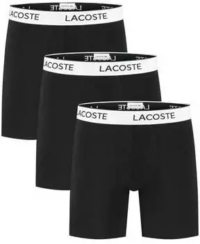 Lacoste Brief Boxershorts 3-pack schwarz